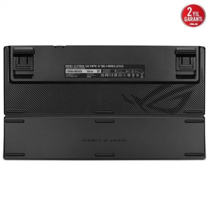 ASUS ROG STRIX SCOPE II 96 NX SNOW KABLOSUZ RGB GAMING KLAVYE ENG