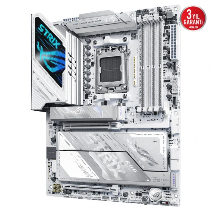 ASUS ROG STRIX X870E-A GAMING WIFI7 NEO, 4xDDR5,  4xM.2, HDMI, DP, Type-C, PCIe 5.0, 2xWi-Fi 7, Bluetooth v5.4, AM5 Soket GAMING Anakart