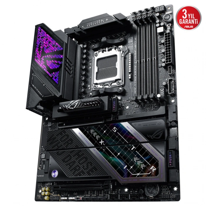 ASUS ROG STRIX X870E-E GAMING WIFI7 NEO, 4xDDR5,  5xM.2, HDMI, DP, Type-C, PCIe 5.0, 2xWi-Fi 7, Bluetooth v5.4, AM5 Soket GAMING Anakart