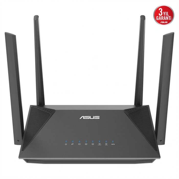 ASUS RT-AX52 Pro, AX3000, 3 Port, 3000Mbps,  Dual Band, WİFİ 6, AiMesh, Extendable Router