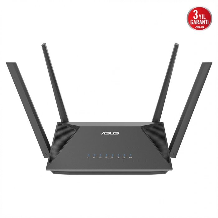 ASUS RT-AX52 Pro, AX3000, 3 Port, 3000Mbps,  Dual Band, WİFİ 6, AiMesh, Extendable Router