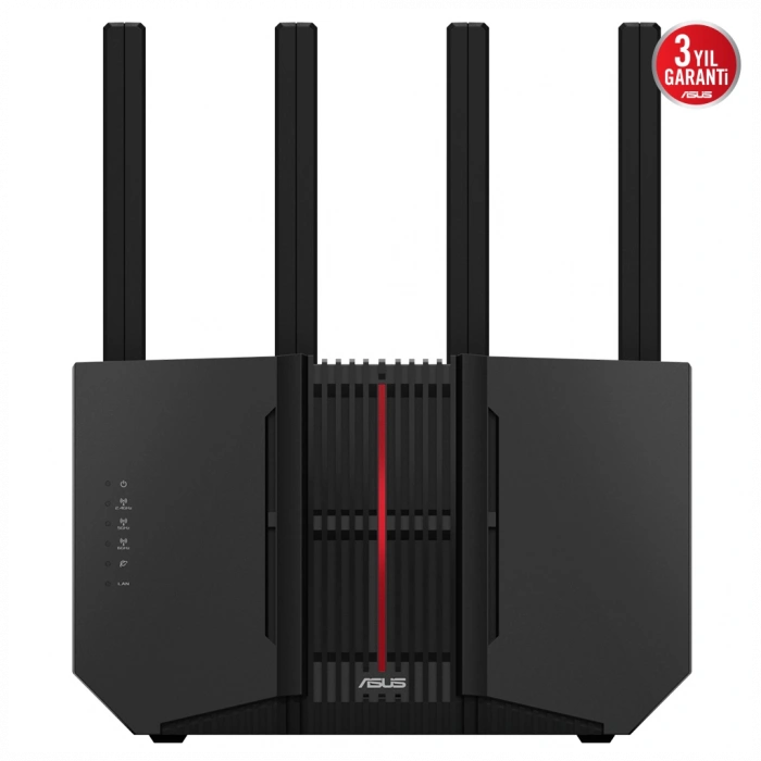 ASUS RT-BE92, BE9700, 4 Port, 9700Mbps, Tri Band, 6GHz WİFİ 7, AiMesh, Gigabit Extendable Router