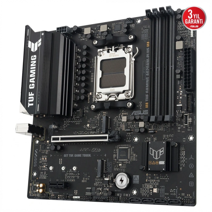 ASUS TUF GAMING A620AM-PLUS, 4xDDR5, 2x M.2, HDMI, 2xDP, AMD Ryzen 7000 Serisi, AM5 Soket Anakart