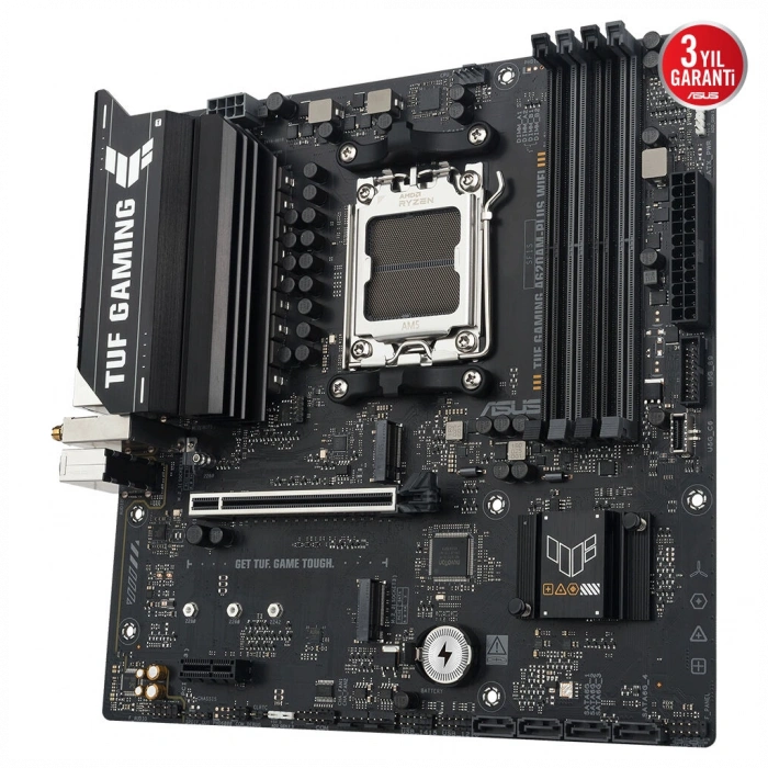 ASUS TUF GAMING A620AM-PLUS WIFI, 4xDDR5, 2x M.2, HDMI, 2xDP, Wi-Fi 6, Bluetooth v5.3, AM5 Soket GAMING Anakart