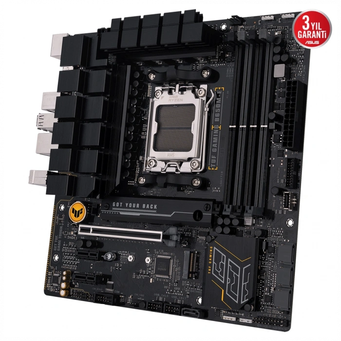 ASUS TUF GAMING B650M-E, 4xDDR5, 2x M.2, HDMI, 2xDP, Type-C, AM5 Soket GAMING Anakart