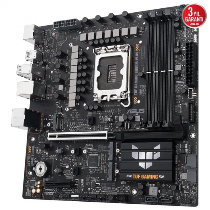 ASUS TUF GAMING B860M-PLUS DDR5 HDMI-DP PCIE 5.0 1851p mATX