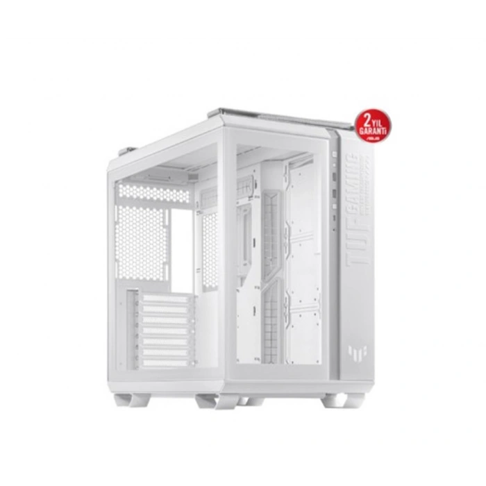 ASUS TUF Gaming GT502 Plus Panaromik Temperli Cam USB 3.2 ATX Beyaz Gaming Kasa 