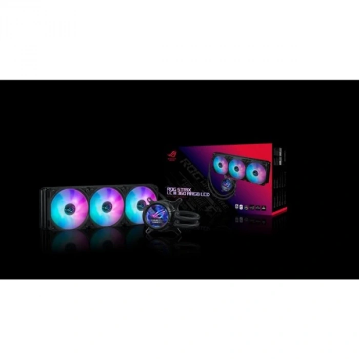 ASUS TUF GAMING LC LII 360 ARGB AURA SYNC RGB 120MM*2 ADRESLENEBİLİR FAN CPU SIVI SOGUTUCU