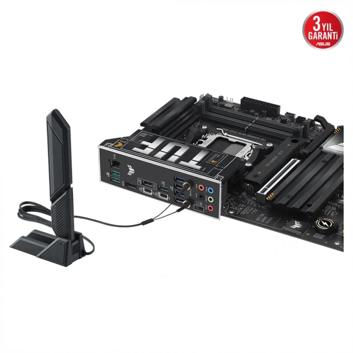 ASUS TUF GAMING X870-PLUS WIFI, 4xDDR5, 4xM.2, HDMI, DP, Type-C, Wi-Fi 7, Bluetooth v5.4, AM5 Soket GAMING Anakart