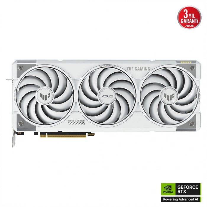 ASUS TUF-RTX5070TI-O16G-WHITE-GAMING, 16Gb, 256Bit, GDDR7, 2xHDMI, 3xDP GAMING Ekran Kartı