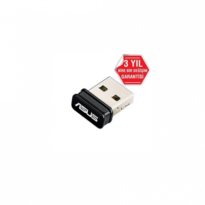 ASUS USB-N10 NANO, 150Mbps, 2.4GHz, USB2.0, WIRELESS ETHERNET