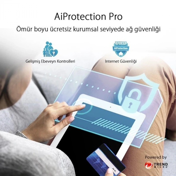 ASUS XT8 (W-2-PK) ZENWIFI WIFI6 AX6600 ROUTER 2-li paket Beyaz