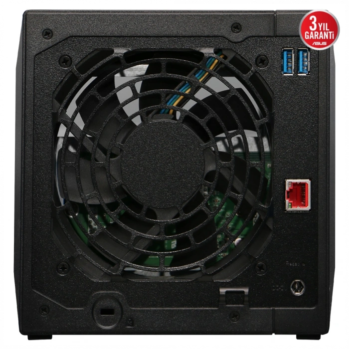 ASUSTOR AS3304T V2, 2Gb DDR4 Ram, 4 Yuvalı (4x20TB Destek), 1x2.5GbE Network, 3xUSB 3.2, Tower NAS (Yedekleme) Cihazı
