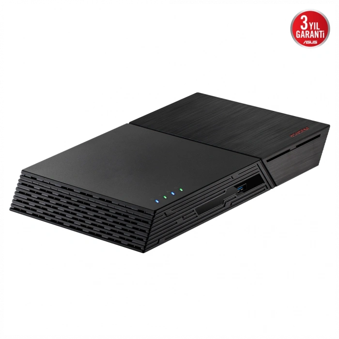 ASUSTOR FS6712X FLASHTOR 12 PRO, Intel N5105 CPU, 4Gb DDR4 Ram, (12x8TB) M.2 NVMe Yuvası, HDMI, 10GbE Network, 2xUSB 3.2, 2xUSB 2.0, Tower NAS (Yedekleme) Cihazı