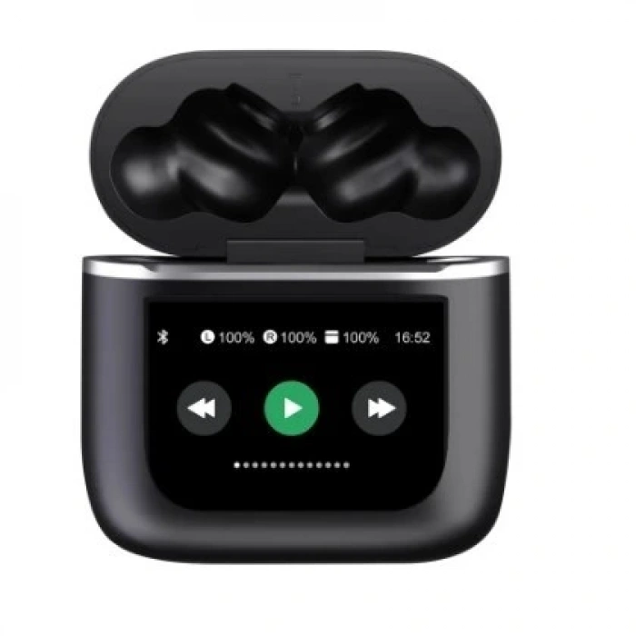 BİX X3 SOUNDCRAFT DOKUNMATİK DİJİTAL EKRAN Siyah ANC/ENC TWS Kulak İçi BLUETOOTH KULAKLIK