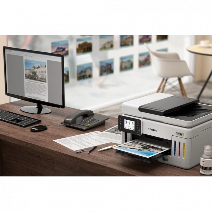 CANON MAXIFY GX6140, Renkli, Mürekkep Mega Tanklı, Yazıcı, Tarayıcı, Wifi, Lan, Duplex, ORİJİNAL MÜREKKEP