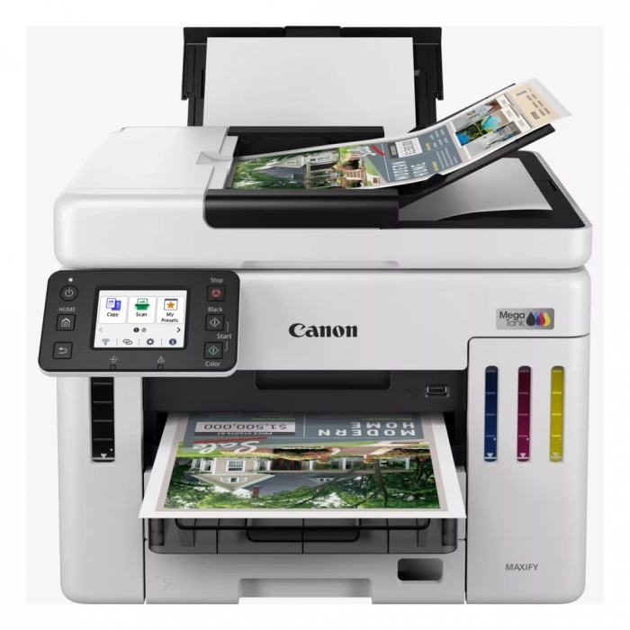 CANON MAXIFY GX7140, Renkli, Mürekkep Mega Tanklı, Yazıcı, Tarayıcı, Wifi, Lan, Duplex, ORİJİNAL MÜREKKEP