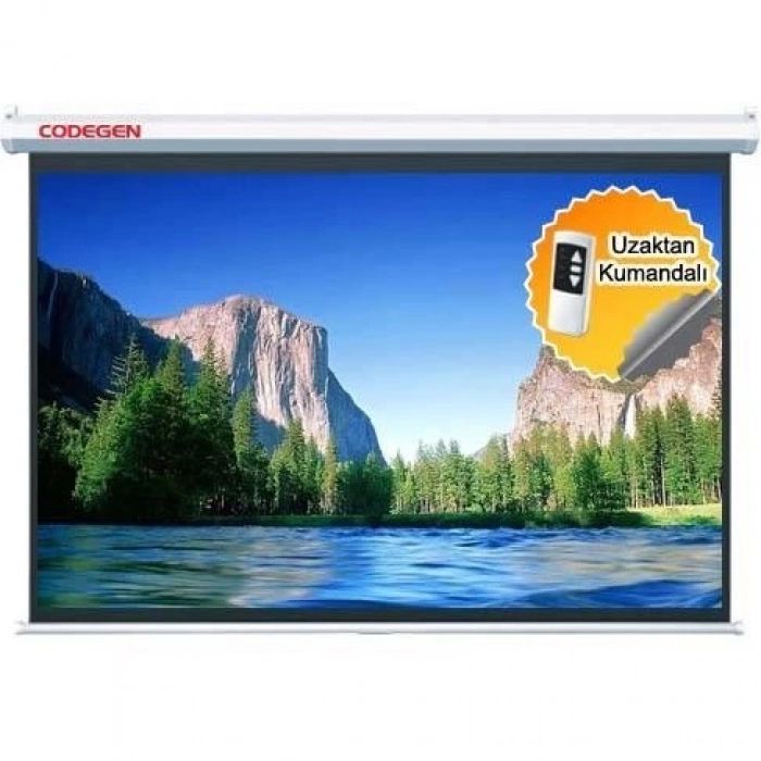 CODEGEN EX30 300x225 Motorlu Projeksiyon Perdesi