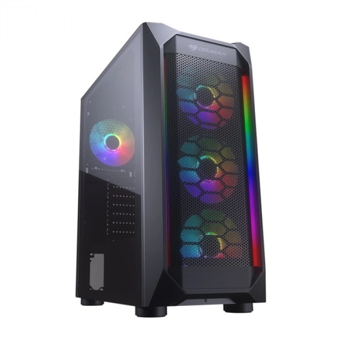COUGAR 650W 80+ MX410 MESH-G CGR-5VM6B-MESH-G-RGB GAMING MID-TOWER PC KASASI