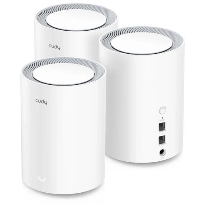 CUDY M1800 AX1800 Dual Band EV Ofis Tipi Mesh Router 3-lü paket