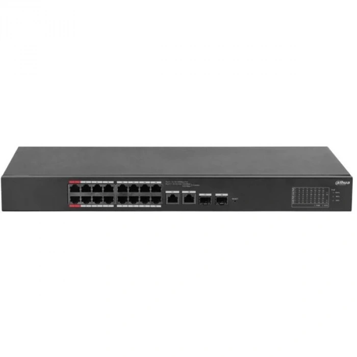 DAHUA 16port 135w FULL PoE CS4218-16ET-135 GIGABIT Yönetilebilir Switch