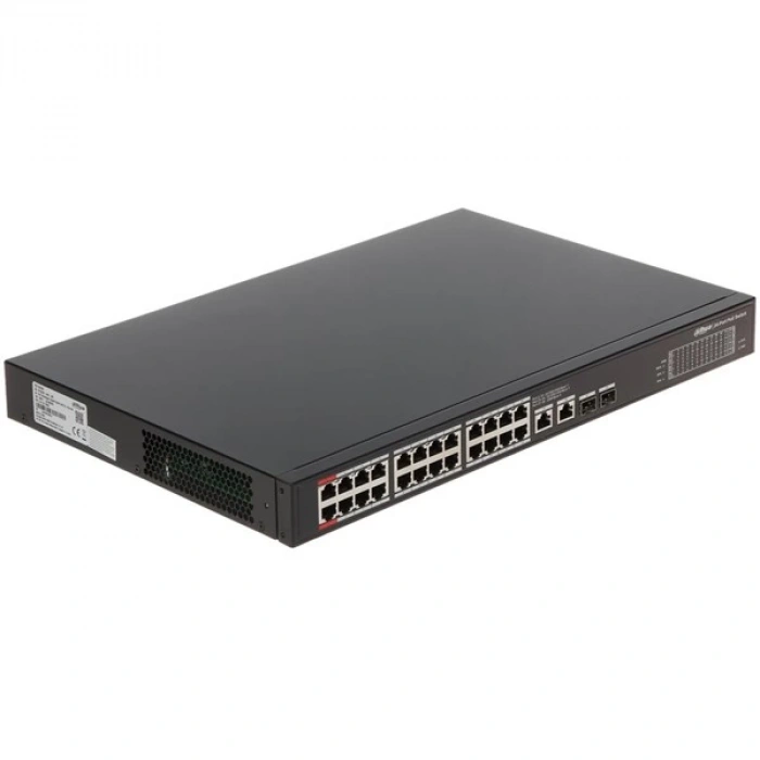 DAHUA 24port 360w FULL PoE PFS3228-24GT-360-V2 GIGABIT 2X SFP Yönetilemez Switch
