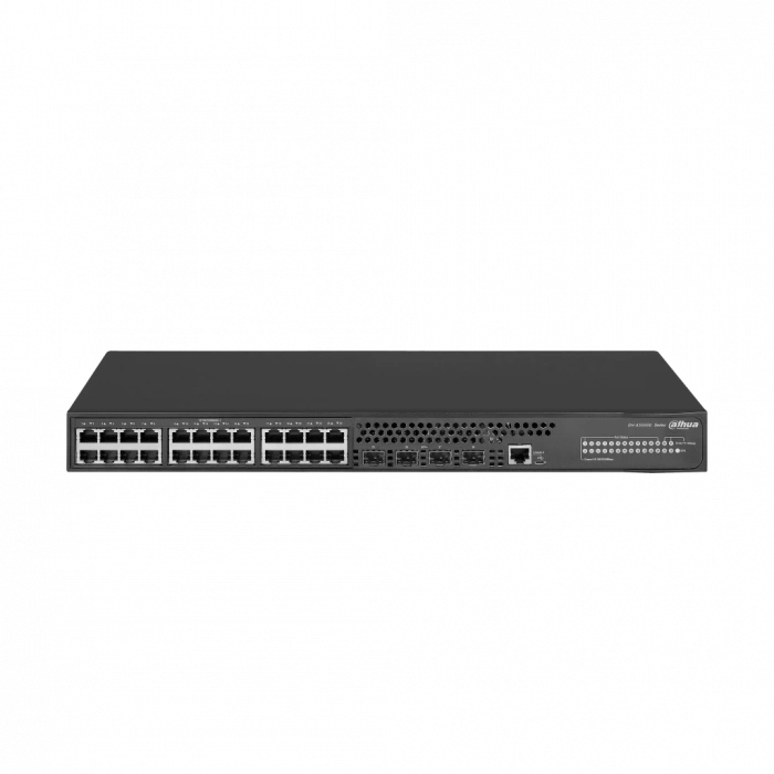 DAHUA AS5500-24GT4XF, 24 Port Gigabit,  4 Port 10G SFP,  L3 Yönetilebilir, Rack Mount Switch