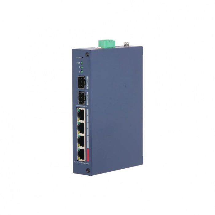 DAHUA CHS4206-4ET-90, 4 Port, Megabit, PoE 90W, 2 Port SFP, Cloud Yönetilebilir, Switch