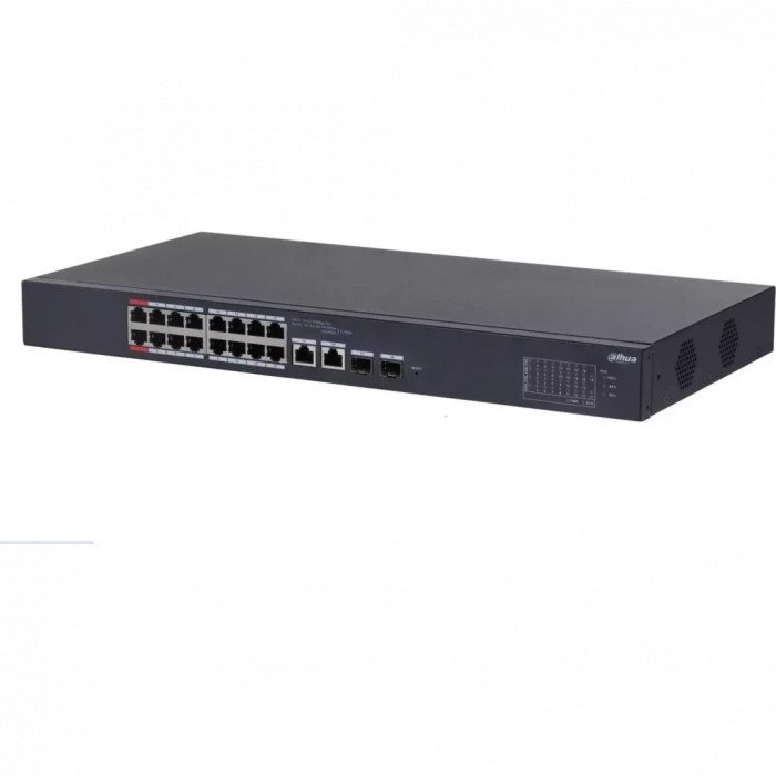 DAHUA CS4220-16GT-135, 16Port, Gigabit, PoE 135W, 2 Port Gigabit Uplink, 2 Port SFP Gigabit Combo, Cloud Yönetilebilir, Switch