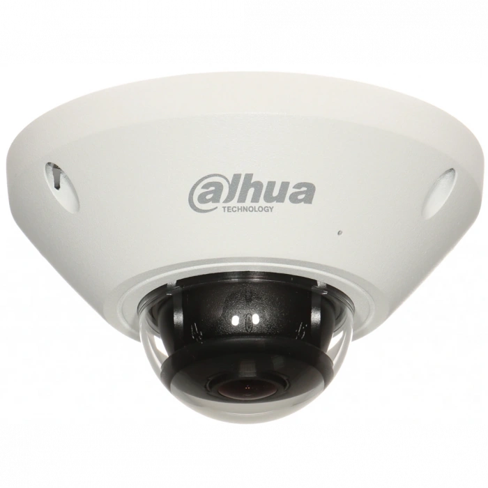 DAHUA  IPC-EB5541-AS, 5Mpix, 1.4mm Lens, 10Mt Gece Görüş, H265+, IK10, IP67, Dahili Mikrofon, Sd Kart, Metal Kasa, Fisheye  IP Kamera