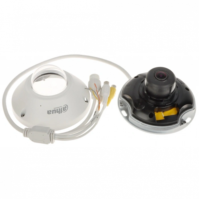 DAHUA  IPC-EB5541-AS, 5Mpix, 1.4mm Lens, 10Mt Gece Görüş, H265+, IK10, IP67, Dahili Mikrofon, Sd Kart, Metal Kasa, Fisheye  IP Kamera