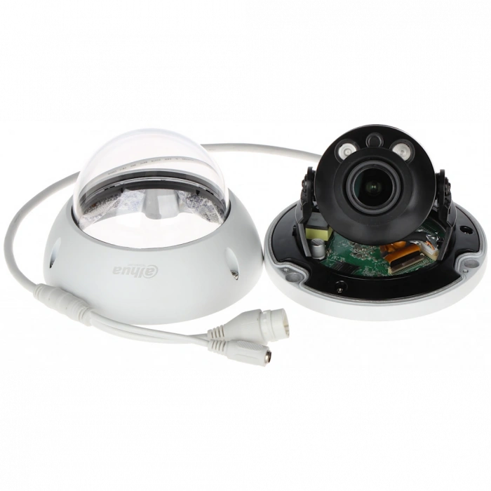 DAHUA IPC-HDBW1230R-ZS-2812-S5, 2Mpix, 2.8-12mm Motorize Lens, 40Mt Gece Görüşü, H265+, IP67, IK10, PoE, Dome, IP Kamera