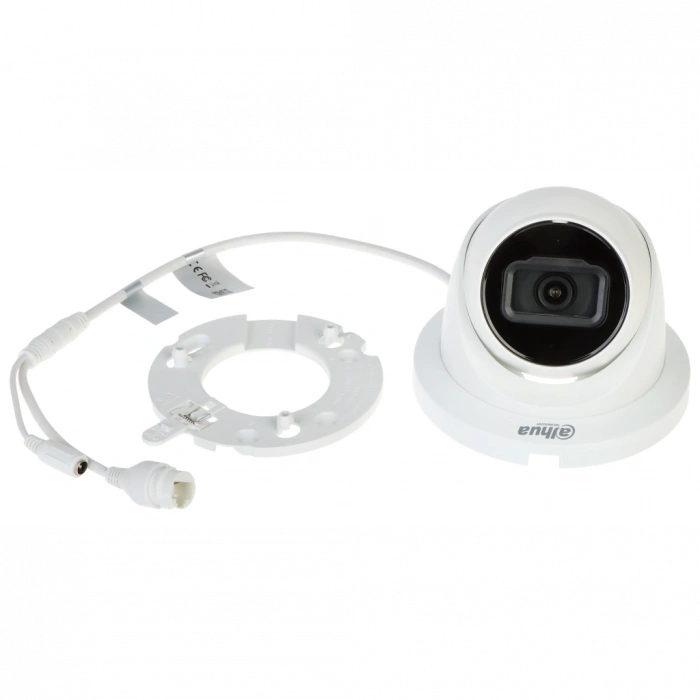 DAHUA IPC-HDW2841TM-S-0280B, 8Mpix, 2,8mm Lens, H265+, 30Mt Gece Görüşü, Dahili Mikrofon, Starlight, IP67,  PoE Dome IP Kamera