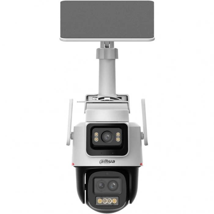 DAHUA  IPC-PTS2649C-3E3Z-4GB20, 2X 3Mpix, 2,8 Lens+3,6 Lens, WizColor, 50Mt Gece Görüşü, IP66,  Hybrid-zoom PT 4G Solar Ip Kamera