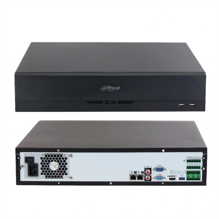 DAHUA  NVR4832-EI, 32Kanal, 16Mpix, H265+, 8 HDD Desteği, 1080P Kayıt, 256Mbps Bant Genişliği, 2 Port GigaBit Lan, NVR