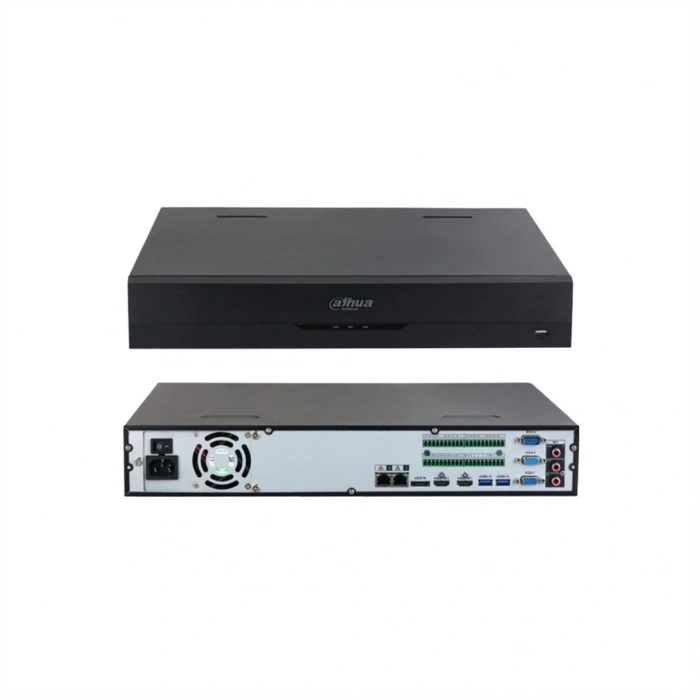 DAHUA  NVR5464-EI, 64Kanal, 32Mpix, H265+, 4 HDD Desteği, 1080P Kayıt, 384Mbps Bant Genişliği, 2 Port GigaBit Lan, NVR