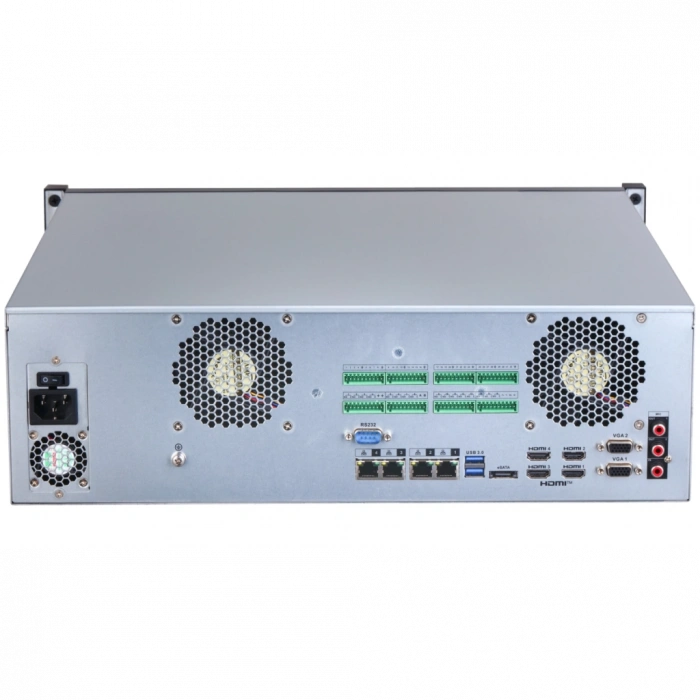 DAHUA  NVR616H-64-XI, 64Kanal, 32Mpix, H265+, 16 HDD, 1080P Kayıt, 1024 0Mbps Bant Genişliği, 4 Port 2500 Mbps LAN, RAID 0/1/5/6/10 NVR