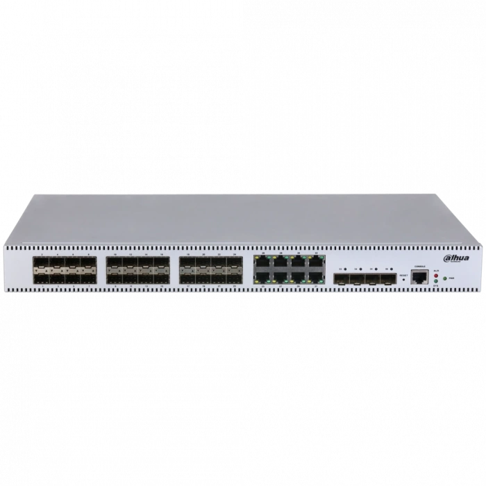 DAHUA S5436-24GF8GT4X, 36 Port, 24 Port  GigaBit  SFP, 8 Port Gigabit Lan, 4 Port 10 Gigabit SFP, Yönetilebilir, Switch