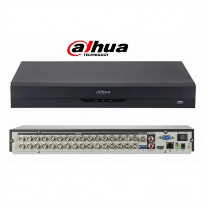 DAHUA XVR4232AN-I3, 32Kanal, 2Mpix, H265+, 2 HDD Desteği, 5in1 DVR Cihazı