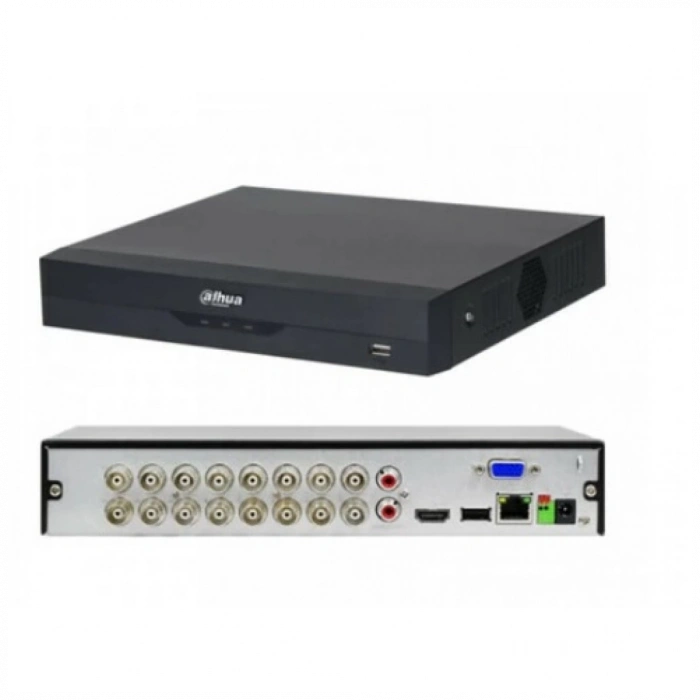 DAHUA XVR5116HS-5M-I3, 16 Kanal, 5Mpix H265+, 1 HDD, 5in1 DVR Cihazı
