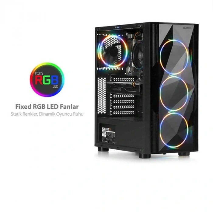 DARK DIAMOND PRO DKCHDIAMONDPRO Gaming Mid-Tower PC Kasası