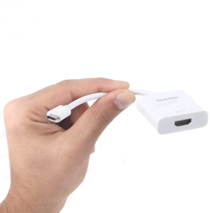 Dark DK-AC-U31XHD USB 3.1 Type-C den 4K UHD HDMI Dönüştürücü Adaptör (4K 30Hz)