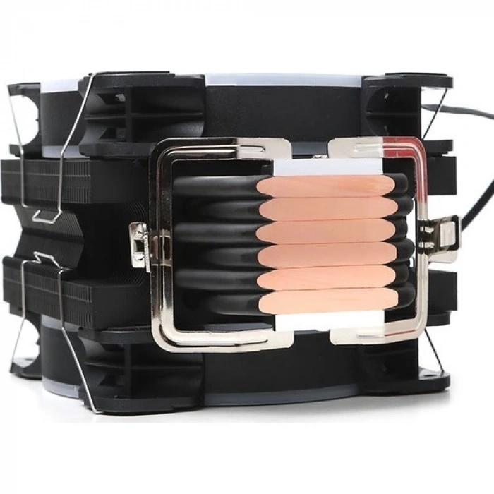 DARK FREEZER X128 DKCCX128 RGB Hava Soğutmalı AM5-1700p Dual İşlemci Fanı 220w