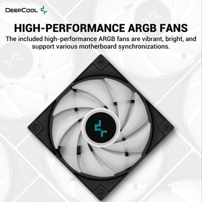 DEEPCOOL 240MM LE520 ARGB AM5-1700P SIVI SOĞUTMALI İŞLEMCİ FANI