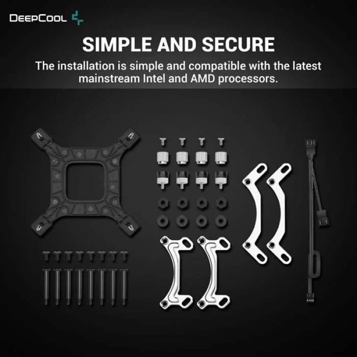 DEEPCOOL 240MM LE520 ARGB AM5-1700P SIVI SOĞUTMALI İŞLEMCİ FANI