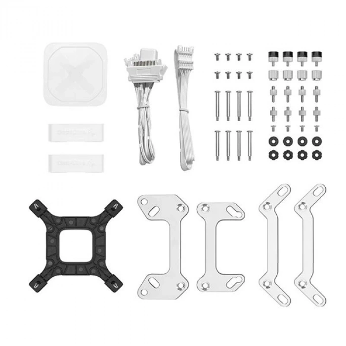 DEEPCOOL 240MM LS520-WH RGB SIVI SOĞUTMALI AM5-1700P İŞLEMCİ FANI BEYAZ