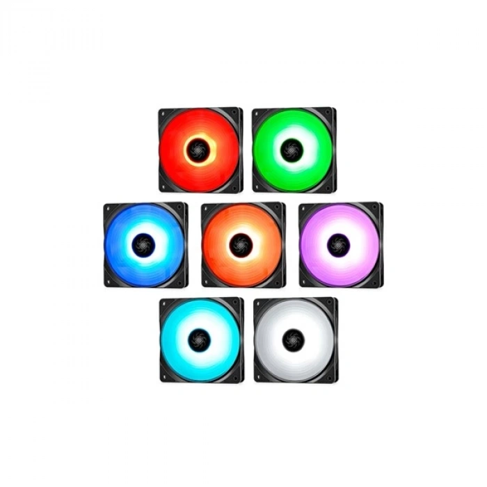 DEEPCOOL RF120 Pwm Özellikli Rgb Led Aydınlatma Kasa Fanı 120Mm