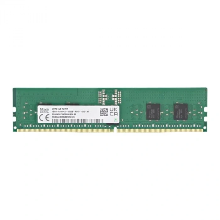 DELL DDR5 ECC RDIMM 16GB 5600MHz HMCG78AEBSA095N 2Rx8 Sunucu Ram