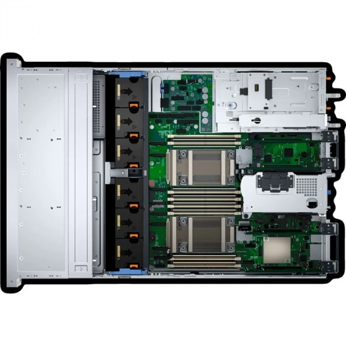 DELL Silver 4514Y R760XS R760XS4SPL 128GB DDR5 RDIMM-2x3.84TB SSD- 2x700w 2U Rack Sunucu