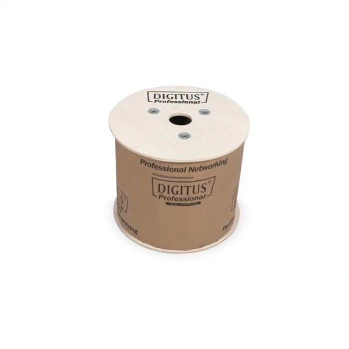 DIGITUS CAT6 Utp 23AWG Gri 500m Makara Saf Bakır Kablo 0.50mm DK-1613-VH-5-GR